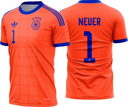 arte vetor camisa alemanha goleiro reserva 2026-28 | cdr pdf