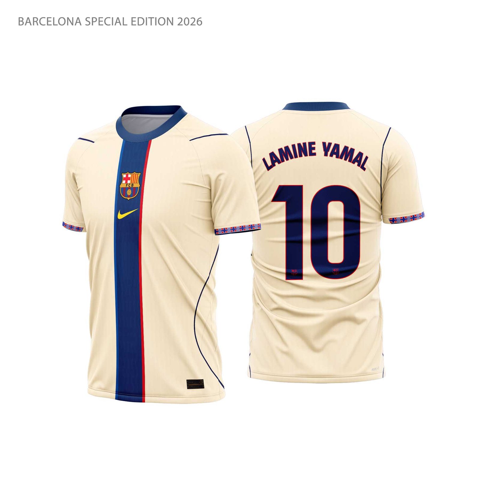 arte vetor camisa barcelona special edition 2026 | cdr pdf