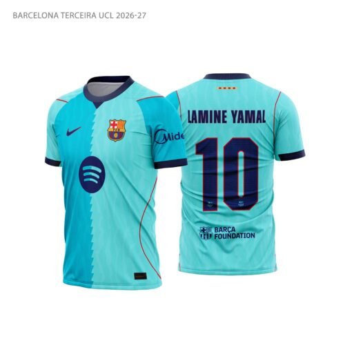 arte vetor nova camisa barcelona terceira ucl 2026-27 | cdr pdf