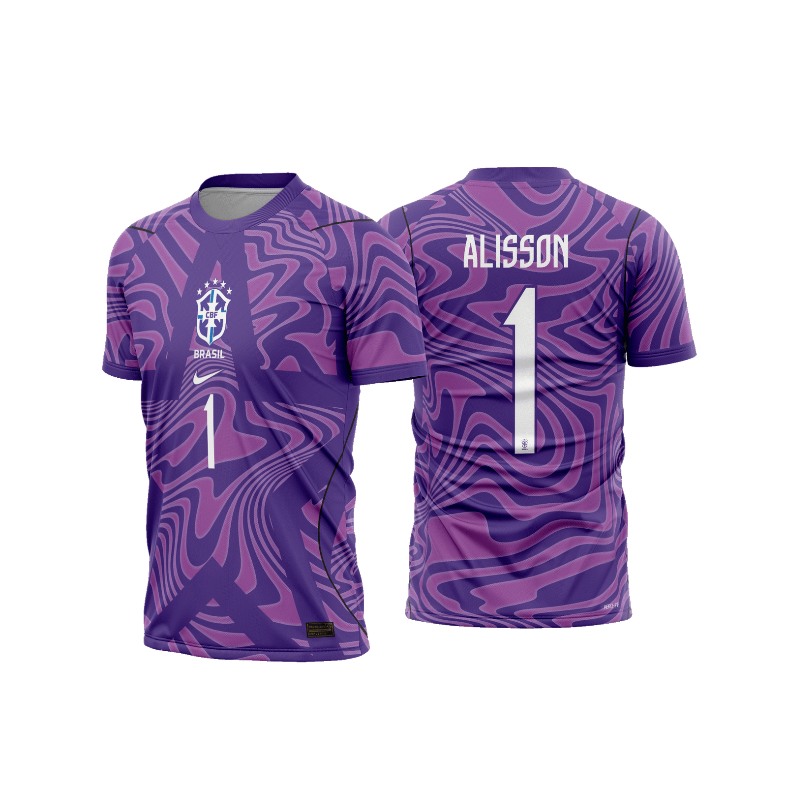 arte vetor camisa brasil goleiro 6 2026-28 | cdr pdf