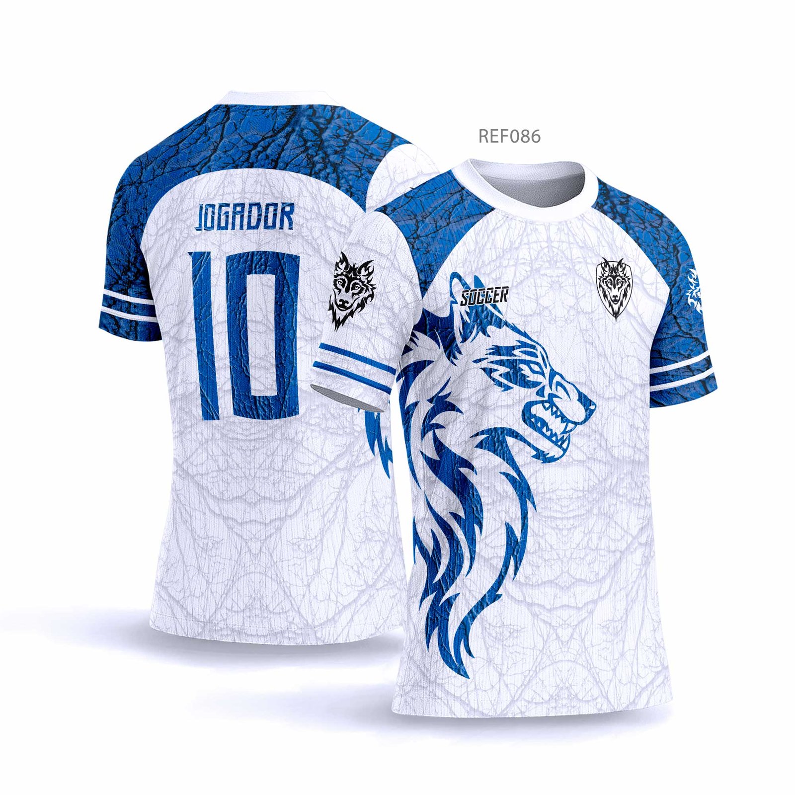 Arte Vetor Interclasse Lobo 086 para Camisa