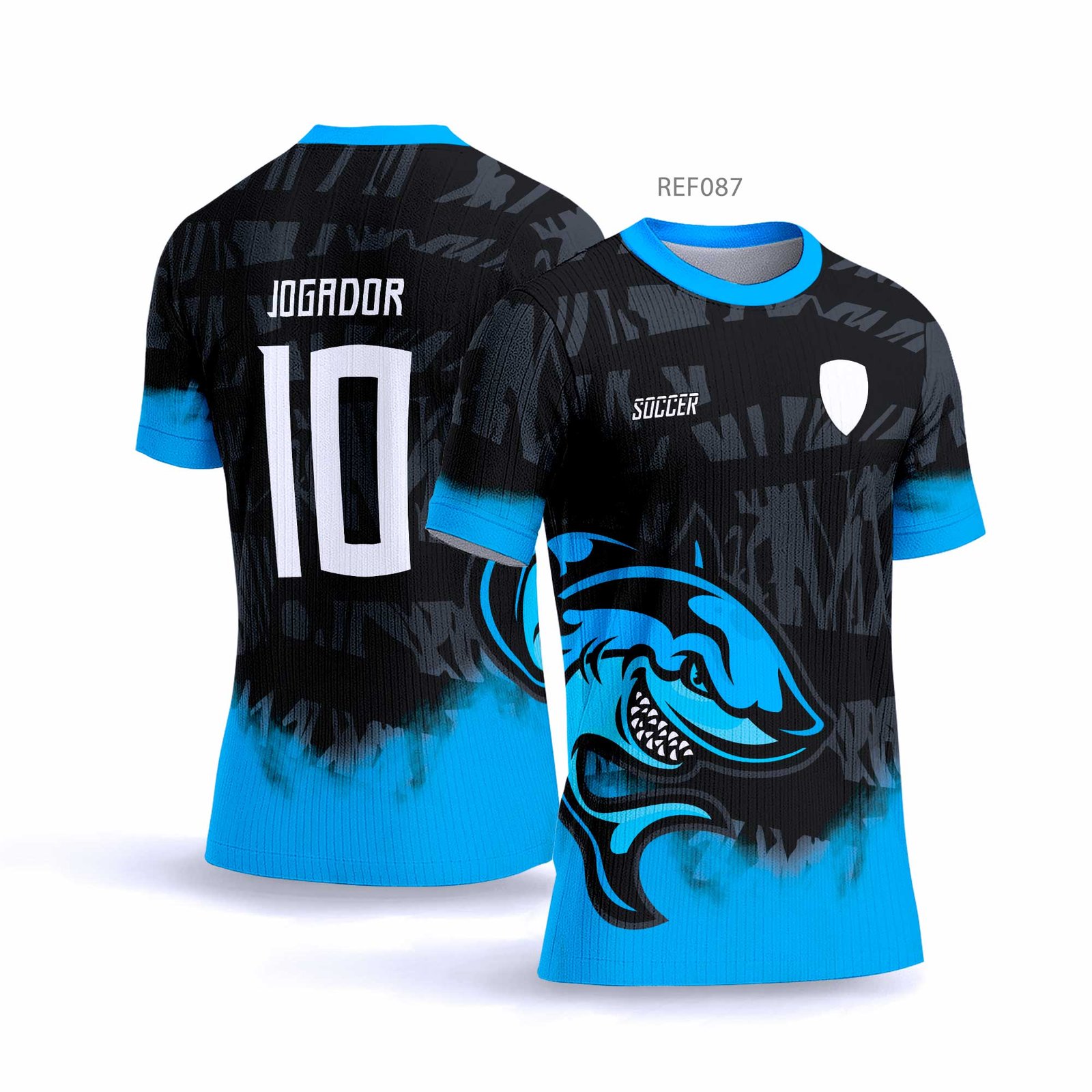 Arte Vetor Interclasse Tubarão 087 para Camisa