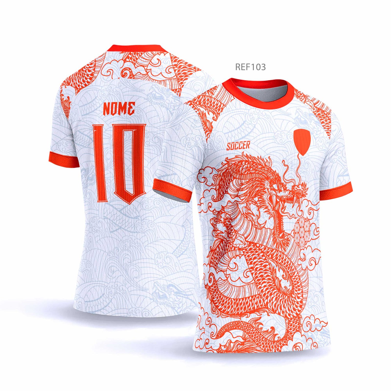 Arte vetor camisa interclasse dragão 103 | CDR PDF